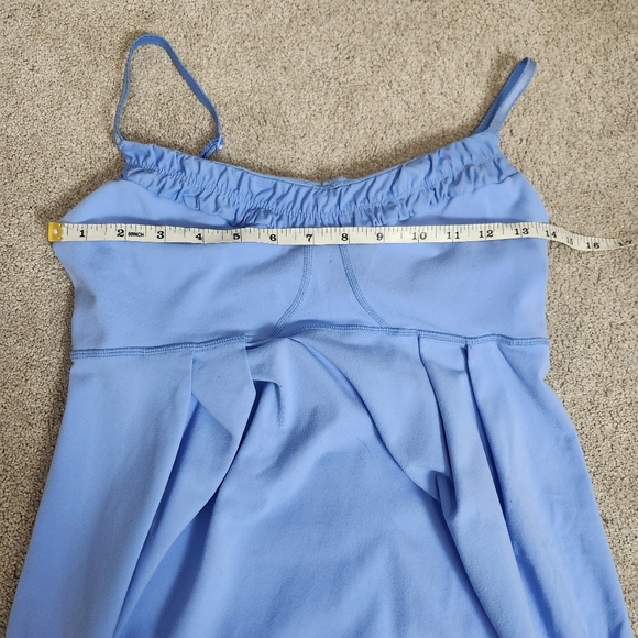 Lululemon VTG Y2K Baby Doll Tank Baby Purple Blue Size 8 - Picture 6 of 8